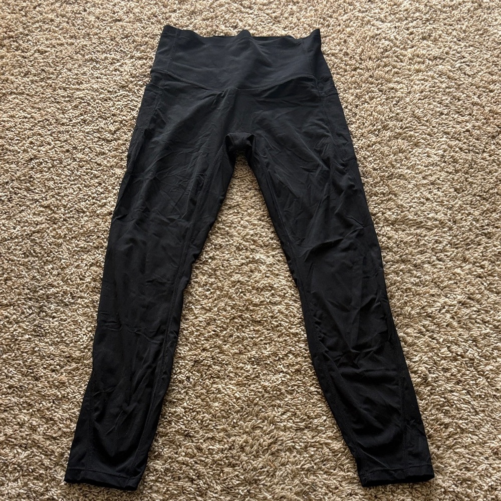 Halara Small 7/8 High-Waist Black Workout Leggings